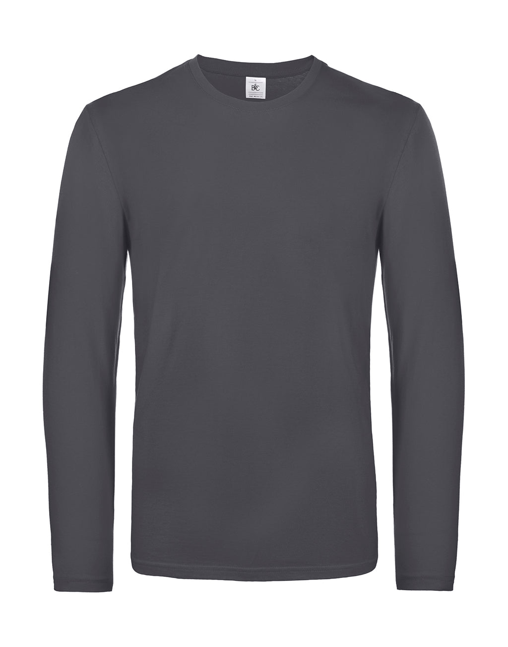T-shirt homme manches longues col rond 190 gr
