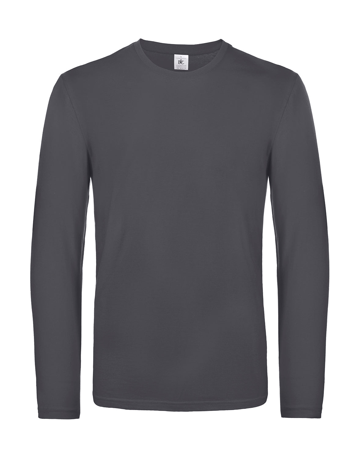T-shirt homme manches longues col rond 190 gr