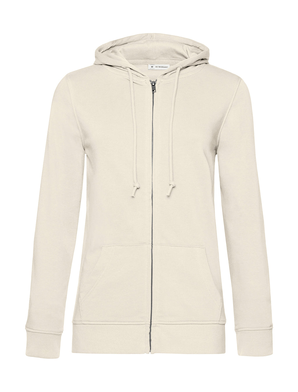 Sweat zippé femme coton bio . Top qualité