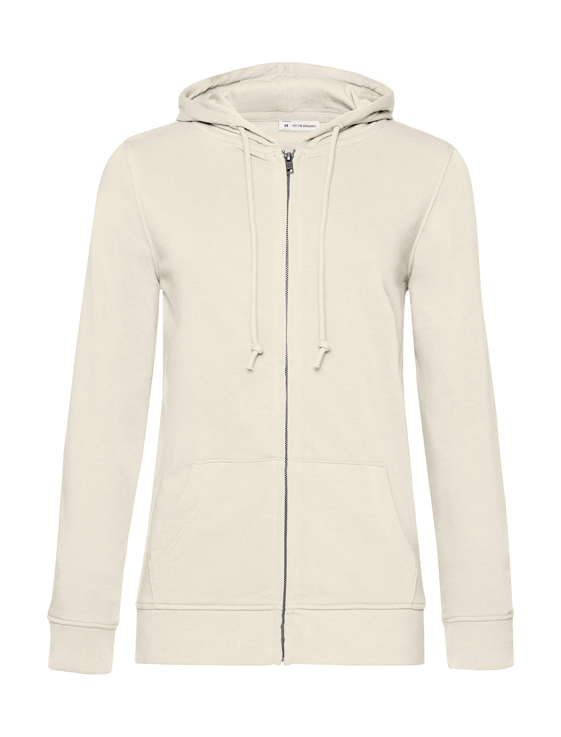 Sweat zippé femme coton bio . Top qualité