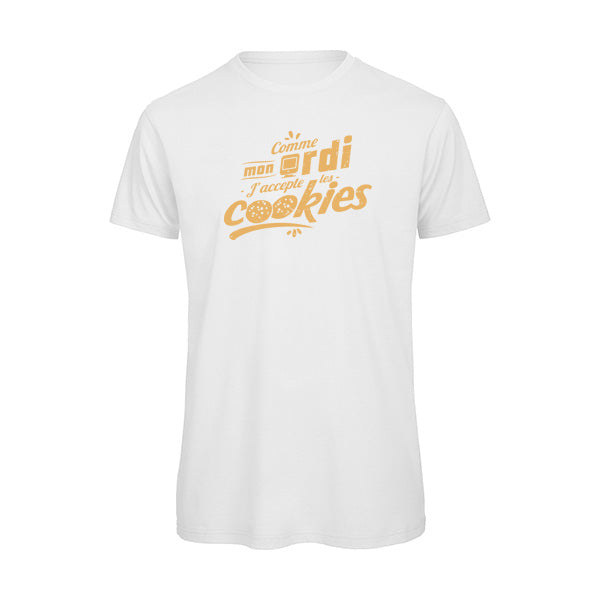 T-shirt humour J'accepte les cookies