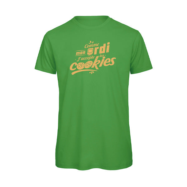 T-shirt humour J'accepte les cookies
