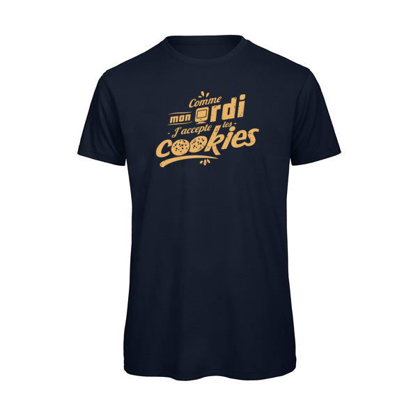 T-shirt humour J'accepte les cookies