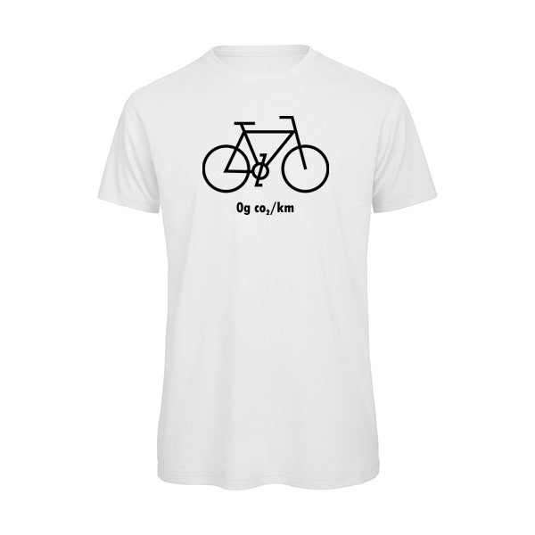 T-shirt Vélo Humour "0g CO2/km" – Écolo et Stylé