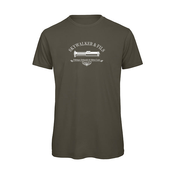 T-shirt parodié "Skywalker & Fils" – Humour Galactique