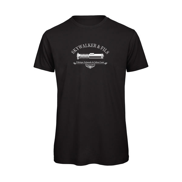 T-shirt parodié "Skywalker & Fils" – Humour Galactique