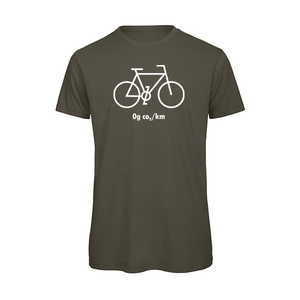 T-shirt Vélo Humour "0g CO2/km" – Écolo et Stylé