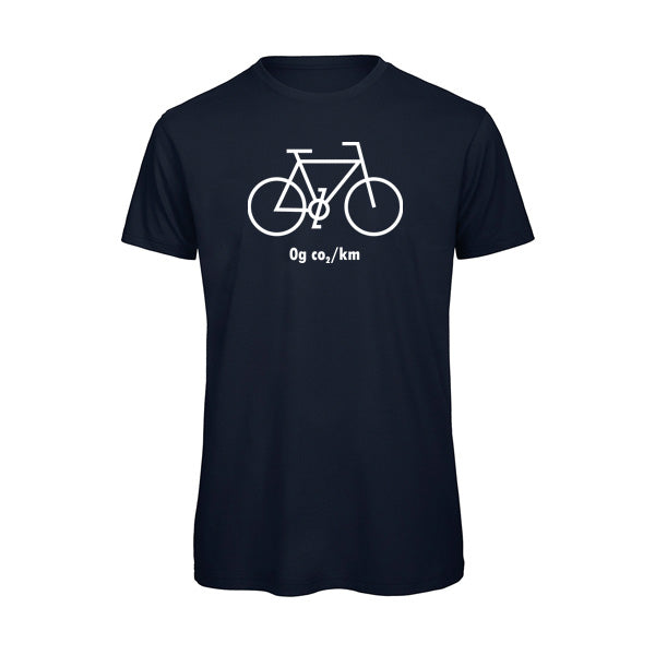 T-shirt Vélo Humour "0g CO2/km" – Écolo et Stylé