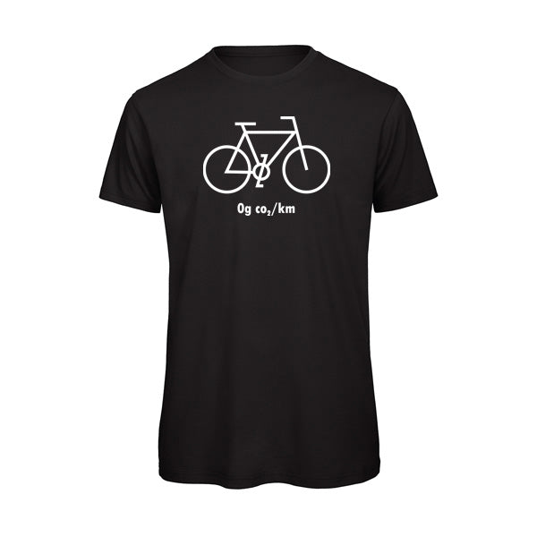 T-shirt Vélo Humour "0g CO2/km" – Écolo et Stylé