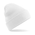 Bonnet à revers doux en acrylique – Maille doublée