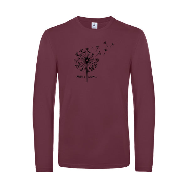 Make a wish T-Shirt original langarm 190G