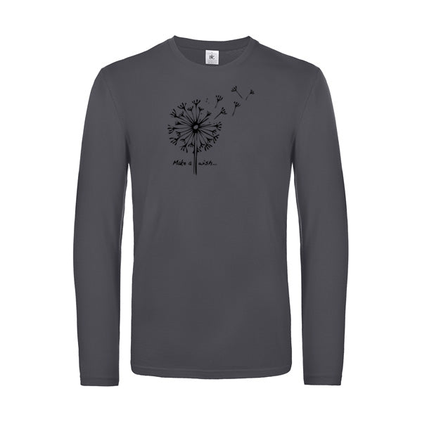 Make a wish T-Shirt original langarm 190G