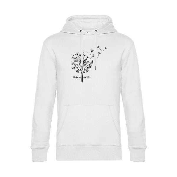 sweat à capuche homme original Make a wish