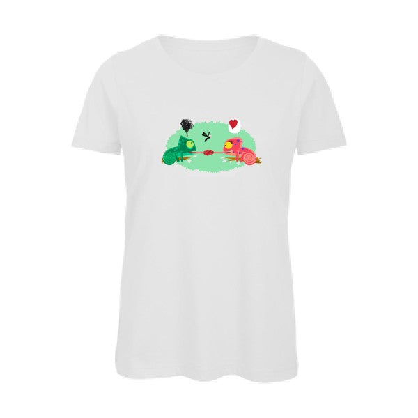 poor chameleon   T-shirt femme bio