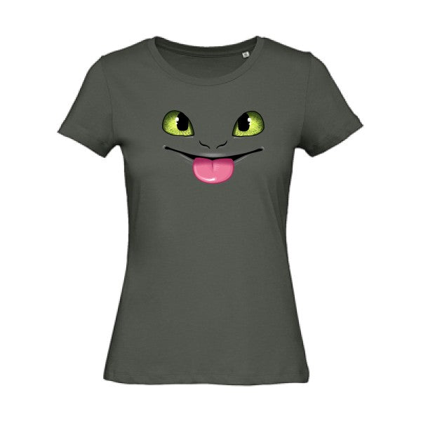 Dragon tongue   T-shirt femme bio