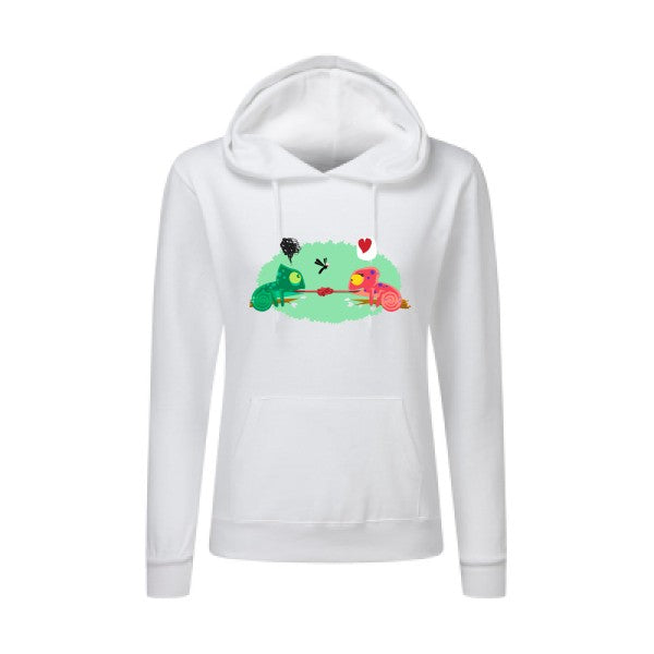 poor chameleon SG - Ladies' Hooded Sweatshirt Sweat capuche femme