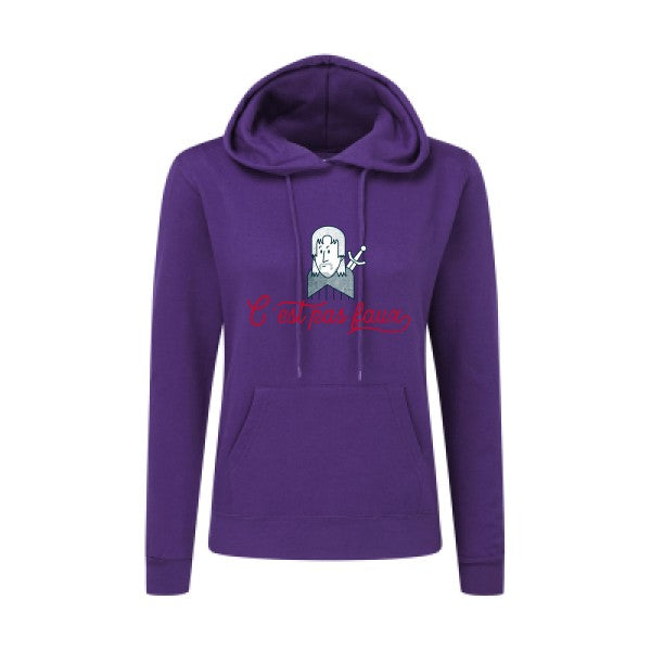 C'est pas faux SG - Ladies' Hooded Sweatshirt Sweat capuche femme