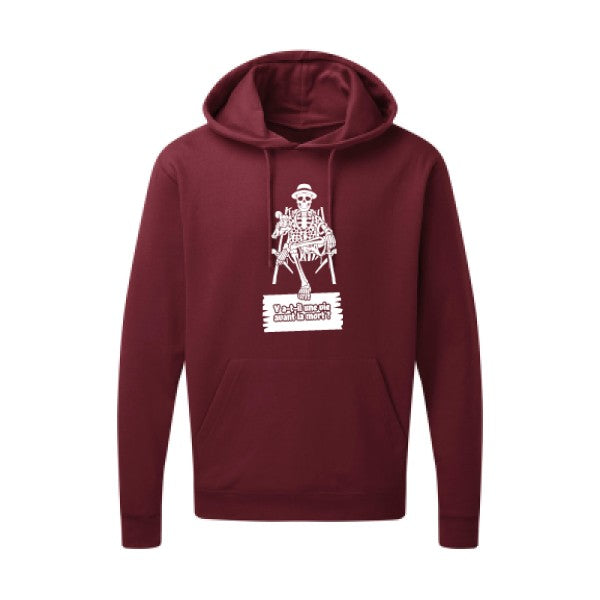 Y a-t-il une vie avant la mort ? Blanc Sweat capuche homme 