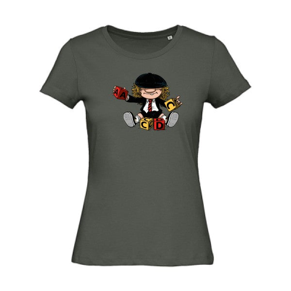 ACDC   T-shirt femme bio