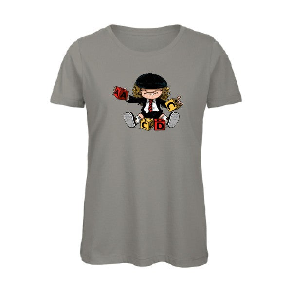 ACDC   T-shirt femme bio