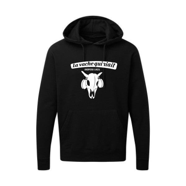 vache qui riait Blanc Sweat capuche homme 