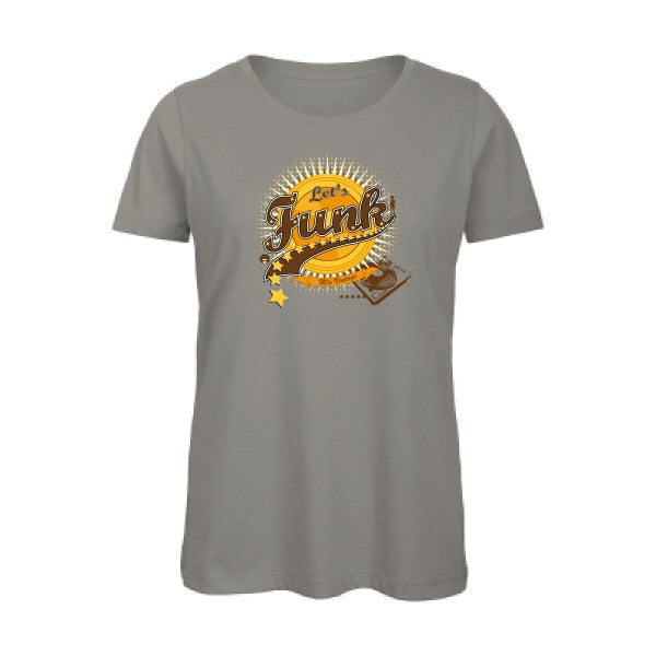 Let's funk !   T-shirt femme bio