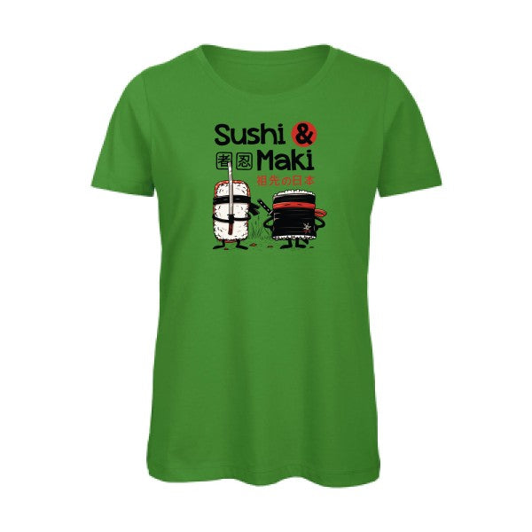 Sushi et Maki   T-shirt femme bio