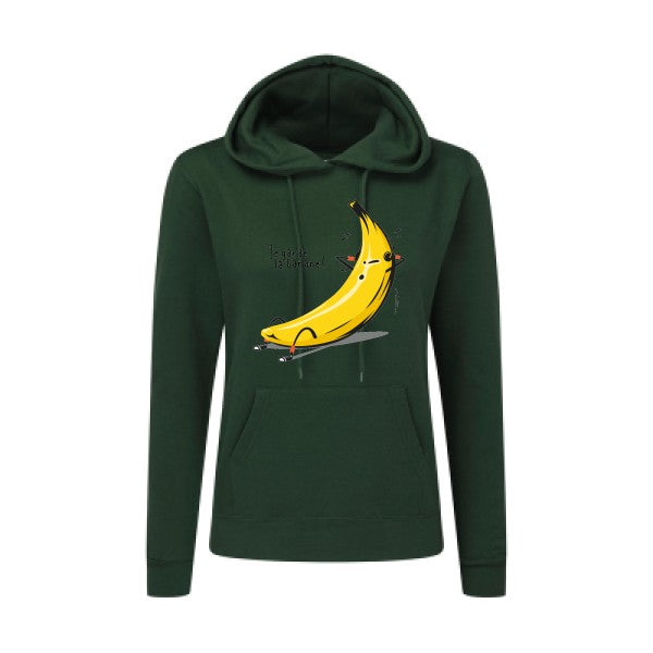 Je garde la banane ! SG - Ladies' Hooded Sweatshirt Sweat capuche femme