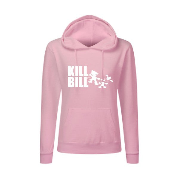 kill bill Blanc  - Sweatshirt Sweat capuche femme