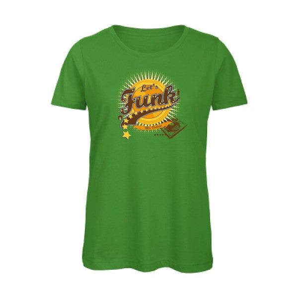 Let's funk !   T-shirt femme bio