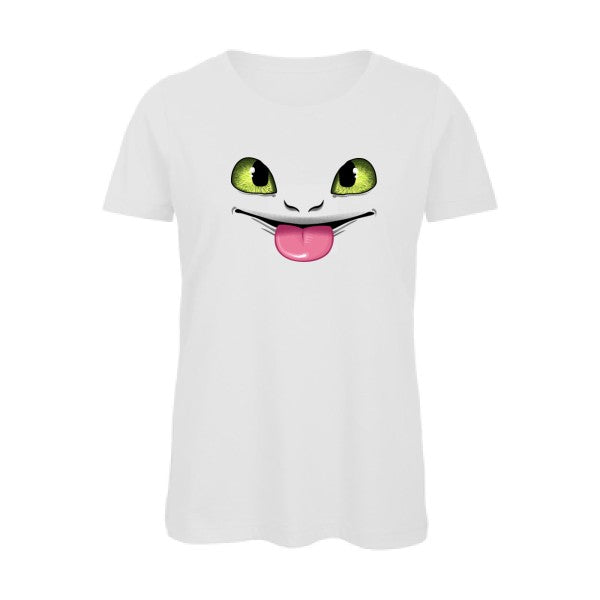 Dragon tongue   T-shirt femme bio