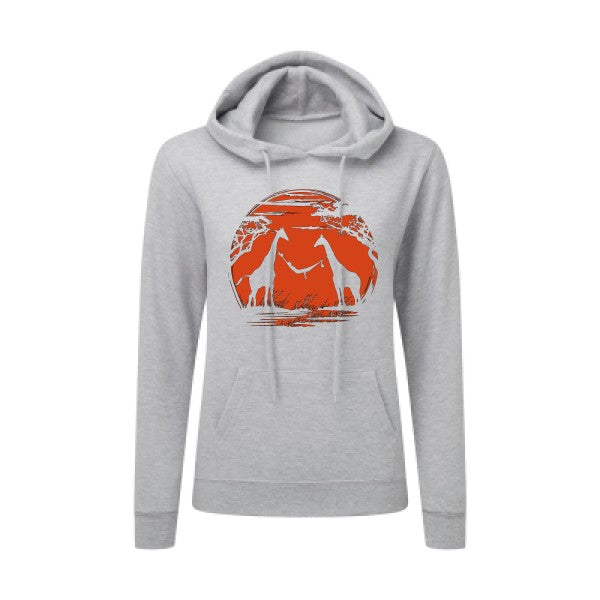 girafe SG - Ladies' Hooded Sweatshirt Sweat capuche femme