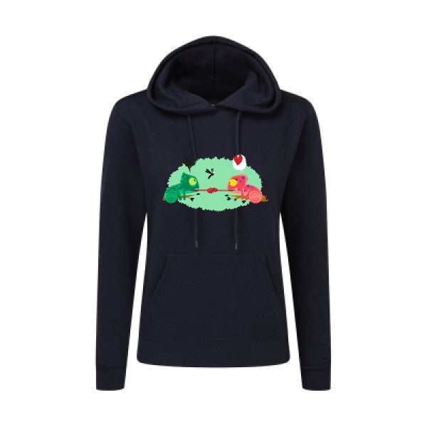 poor chameleon SG - Ladies' Hooded Sweatshirt Sweat capuche femme