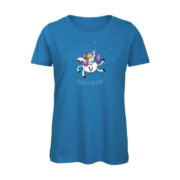 Space Rodéo Licorne   T-shirt femme bio