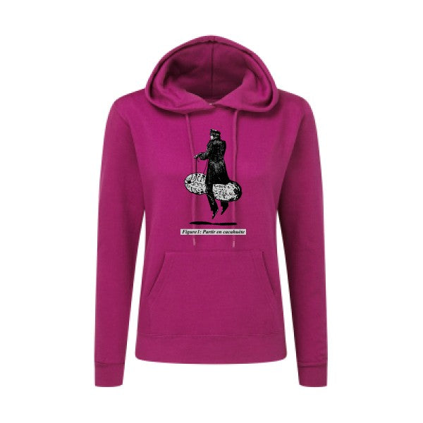 Partir en cacahuète SG - Ladies' Hooded Sweatshirt Sweat capuche femme