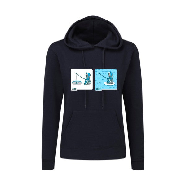 Fishing in Arctic SG - Ladies' Hooded Sweatshirt Sweat capuche femme