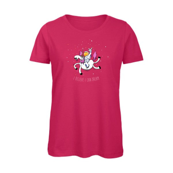 Space Rodéo Licorne   T-shirt femme bio