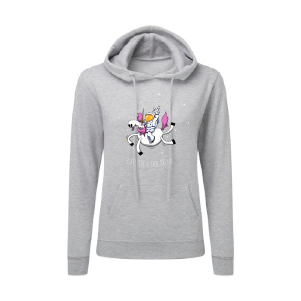 Space Rodéo Licorne SG - Ladies' Hooded Sweatshirt Sweat capuche femme