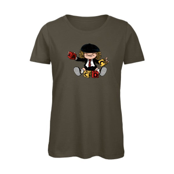 ACDC   T-shirt femme bio