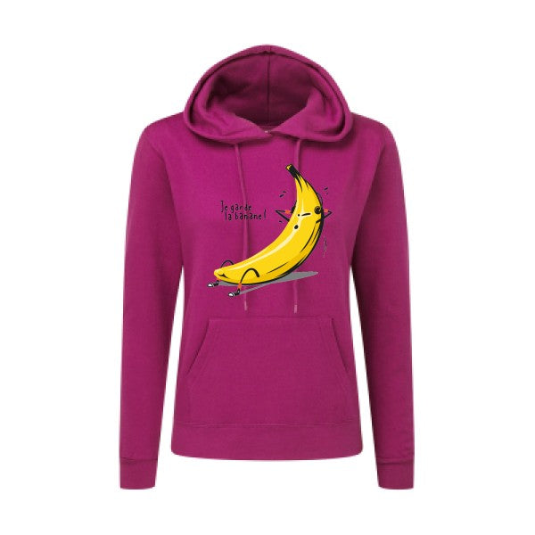 Je garde la banane ! SG - Ladies' Hooded Sweatshirt Sweat capuche femme