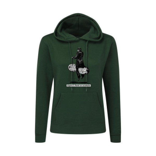 Partir en cacahuète SG - Ladies' Hooded Sweatshirt Sweat capuche femme