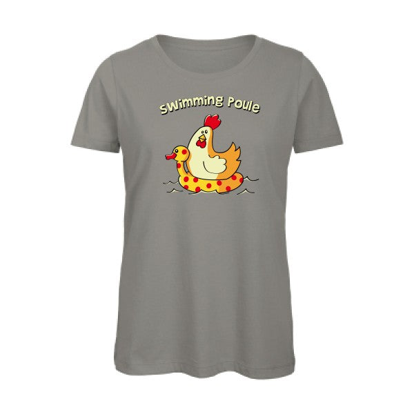 swimming poule   T-shirt femme bio