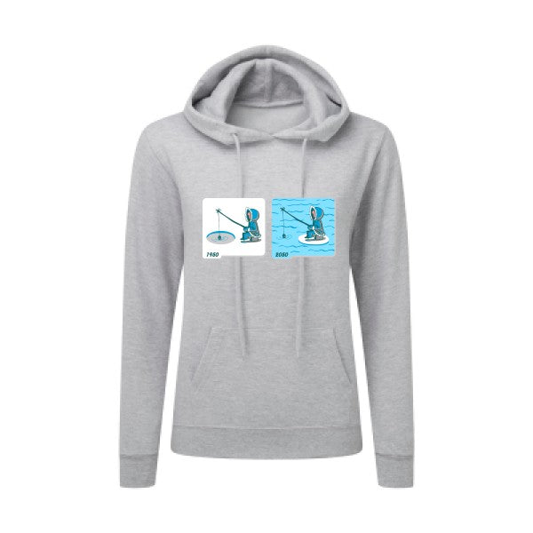 Fishing in Arctic SG - Ladies' Hooded Sweatshirt Sweat capuche femme