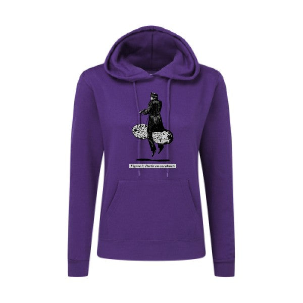 Partir en cacahuète SG - Ladies' Hooded Sweatshirt Sweat capuche femme