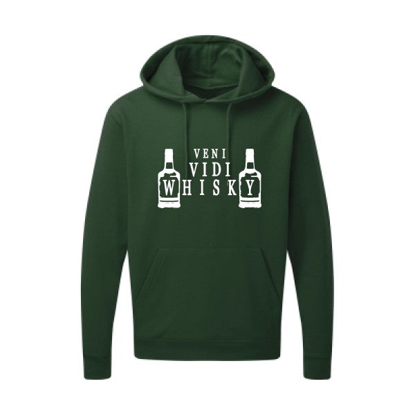 VENI VIDI WHISKY Blanc Sweat capuche homme 