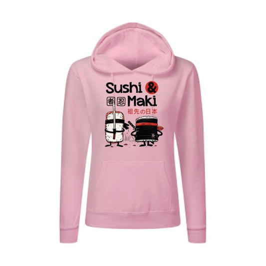 Sushi et Maki SG - Ladies' Hooded Sweatshirt Sweat capuche femme