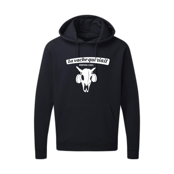 vache qui riait Blanc Sweat capuche homme 