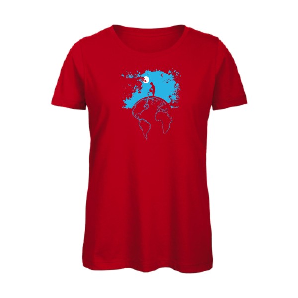 Terre   T-shirt femme bio