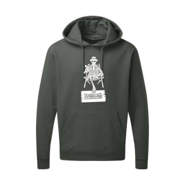 Y a-t-il une vie avant la mort ? Blanc Sweat capuche homme 