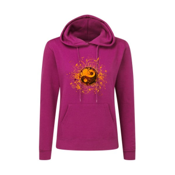 ying yang SG - Ladies' Hooded Sweatshirt Sweat capuche femme